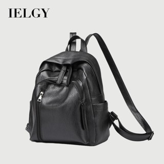IELGY 書包 大容量潮韓版百搭時尚皮質女士揹包 大容量旅行書包