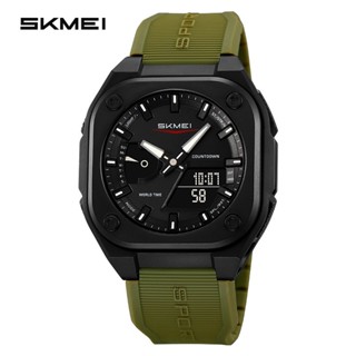 SKMEI 2328 新款數字手錶時尚運動男士手錶倒計時日光節省時間帶 5 鬧鐘防水手錶 2100 1816 2091