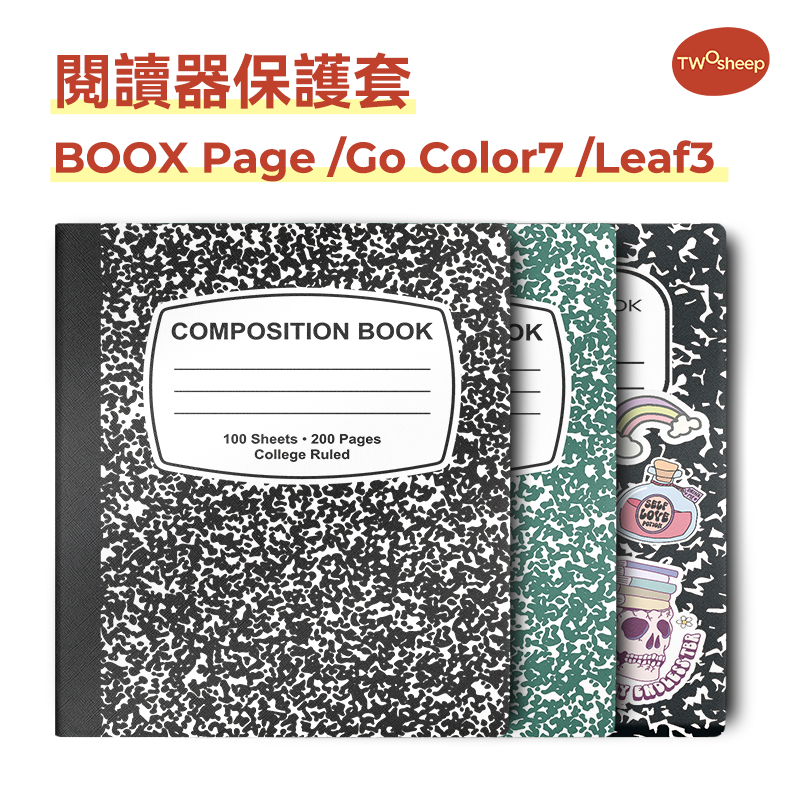 適用於文石BOOX Page保護套Go Color 7 Gen II和Go7磁吸殼Leaf3c Leaf3自動喚醒休眠