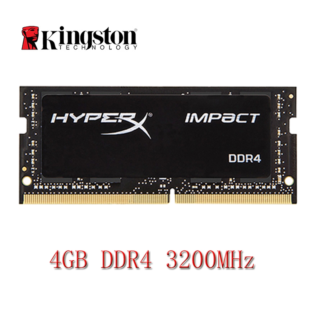 金士頓 HyperX Impact 4GB DDR4 3200MHz PC4-25600S 四代筆記本電腦内存