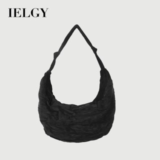 IELGY 帆布包 小眾設計慵懶風大容量休閒雲朵通勤托特斜揹包