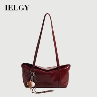 IELGY 韓版小眾腋下包 潮復古手提通勤簡約大容量斜揹包