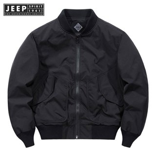 Jeep SPIRIT 1941 ESTD男士春秋新款立領休閒寬鬆常規外套