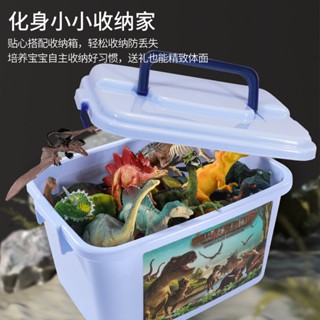 恐龍玩具兒童套裝模擬動物軟膠模型蛋新款小三角霸王龍翼男孩女孩