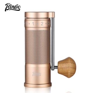 BINCOO 咖啡磨豆機 手搖手磨咖啡豆研磨器 意式手沖外調六星 可折疊 便攜高級版