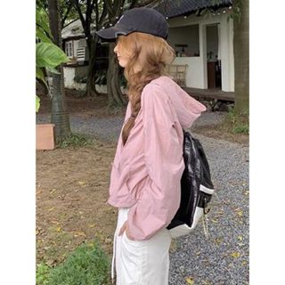 【NZN】韓國防曬面料長袖上衣酷風薄款防曬衣