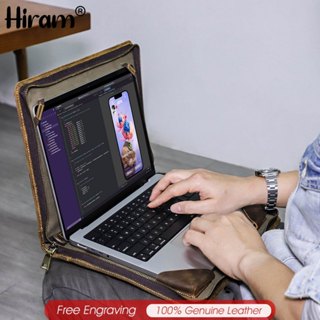 Hiram 真皮筆記本電腦保護套適用於 Macbook Pro 14 16 Macbook Pro Air 13 保護套