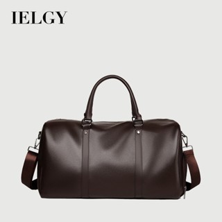 IELGY 商務休閒旅行包 大容量耐磨復古出差手提包