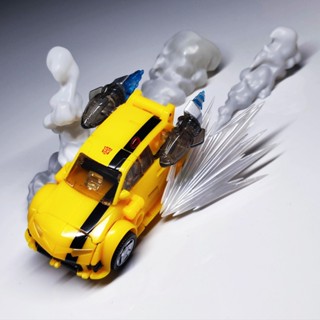 TRANSFORMERS 8cm legacy united 變形金剛:動畫大黃蜂可動人偶紙箱周邊模型可變形機器人玩具電