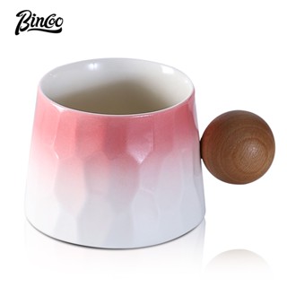 BINCOO 咖啡杯子 陶瓷馬克杯 高檔精緻復古美式掛耳咖啡杯 高顏值 伴手禮 300ML