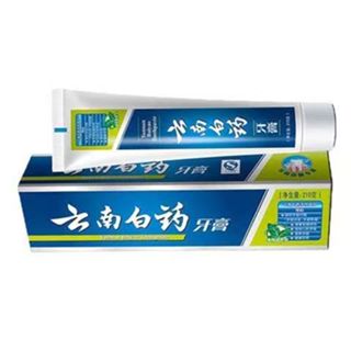 現貨 雲南白藥牙膏薄荷清爽型210g大容量白藥牙膏去黃去口臭210公克量大優 金口健 兒童牙膏 郎健 護齦抗敏牙膏 金口