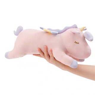現貨秒發宜得利尼達利NITORI獨角獸冰絲女孩玩偶睡眠安撫接觸冷感涼感抱枕