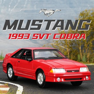 Maisto 1:24 Ford Mustang SVT Cobra R(Foxbody) 合金比例汽車模型壓鑄金屬靜態