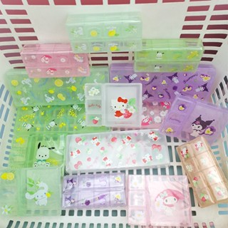 miniso分格收納盒4格12格桌面收納 cinnamoroll melody kuromi飾品小物件收納