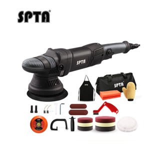 SPTA 5寸 780瓦110V雙動拋光機15 毫米軌道拋光機DA 汽車拋光機家用 DIY拋光機帶拋光墊套裝汽車美容清潔