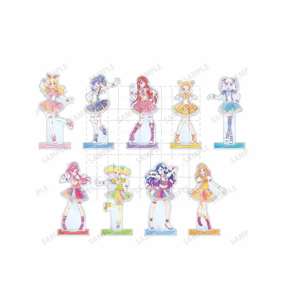 🌸【偶像學園！】壓克力立牌組 - 霧矢葵/星宮莓/紫吹蘭/雲井霞 動漫周邊收藏 高質感擺飾