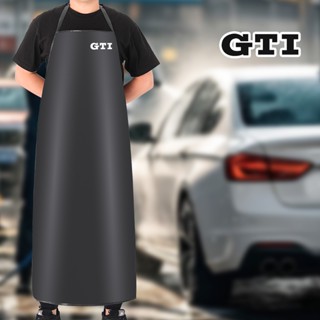 適用於 POLO Golf 5 6 第 7 代 GTI VW-GTI 的耐用 PVC 皮革防水排油洗車圍裙工廠工作圍裙