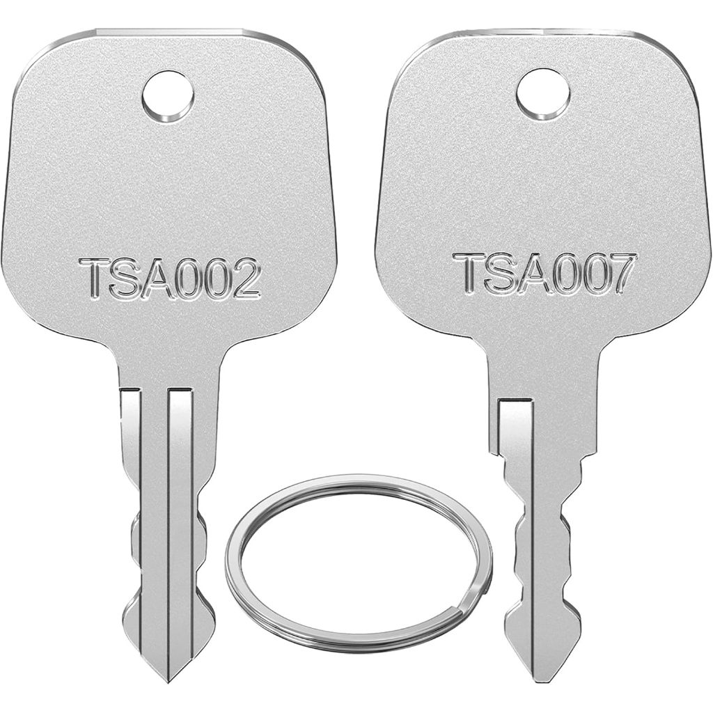 Tsa002 鑰匙,2 件 TSA007 TSA002 用於主行李鎖鑰匙,兼容行李箱密碼鎖