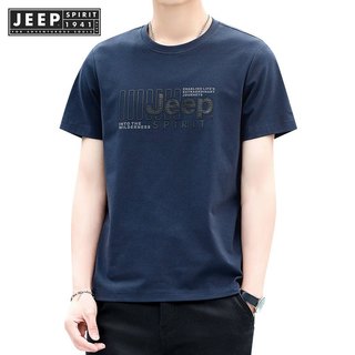 Jeep SPIRIT 1941 ESTD男士夏季新款休閒短袖時尚百搭T恤