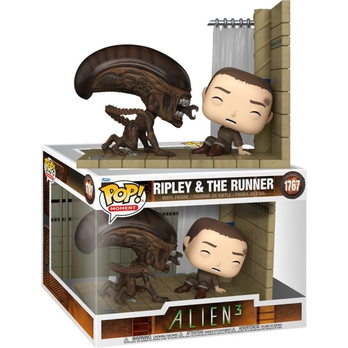 Funko POP 異形Alien 3公仔手辦裡普利與異形驚悚場景景品