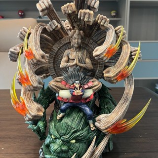 【現貨】35CM 火影忍者 千手柱間 公仔 GK 初代火影 戰鬥場景雕像 火影 動漫二次元周邊 模型 手辦 人偶