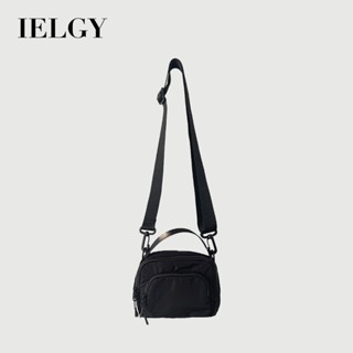 IELGY 單肩斜揹包 休閒掛包 隨身輕便牛津布迷你手機包