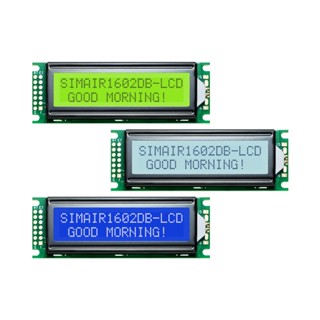 SIMAIR 1602 LCD工業顯示模組,14針並行介面,高畫質字元螢幕