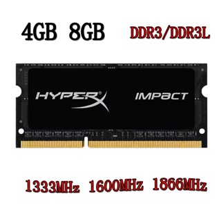 金士頓 HyperX Impact DDR3 RAM 4GB 8GB DDR3 1333/1600MHz DDR3L 1