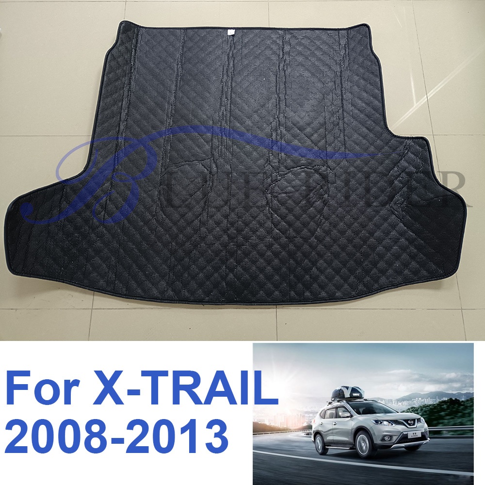 適用於 Nissan X-TRAIL 2008-2024 汽車後備箱貨物襯墊托盤行李箱地毯墊地毯墊墊