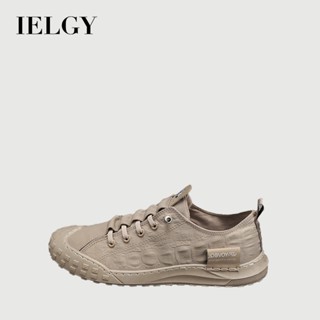 IELGY 時尚帆布鞋韓版男士包頭冰絲休閒潮流