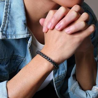 男士不銹鋼手鍊個性簡約嘻哈時尚配飾手鍊男士