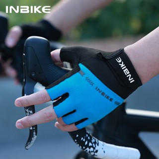 Inbike 公路自行車手套騎行騎行半指手套透氣夏季山地自行車配件