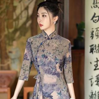 艾莉 媽媽禮服【長輩】媽媽裝/婚宴小禮服/晚宴服/旗袍/洋裝/夏姿風格禮服/婆婆裝/大尺碼媽媽禮服/披肩