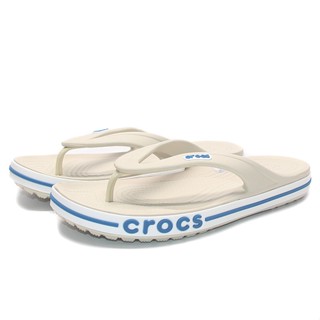 Crocs男士人字拖 卡駱馳卡駱班貝雅沙灘鞋 大尺碼女鞋 情侶款洞洞鞋 涼拖鞋 女士涼鞋 205393