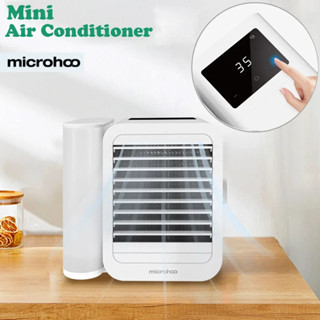 Microhoo 3合1迷你空調水冷風扇觸控屏定時北極冷卻器加濕器無葉空調風扇