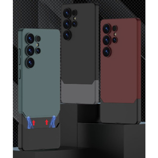 適用於三星 Galaxy S25Ultra 手機殼 拼接撞色大師二合一磨砂手機套