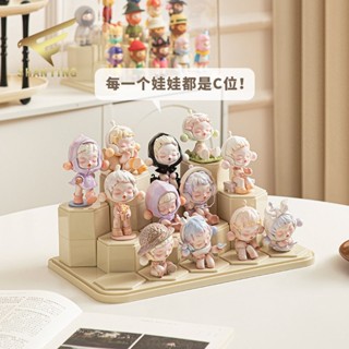 盲盒收納 泡泡馬特展示 收納盒 置物模型收納盒 集裝箱公仔展示盒 公仔手辦收納盒 展示櫃 展示盒