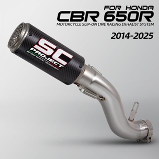 SC CR-T 賽用排氣管套件 適用於 Honda cbr650r cb650r cb650f 2014-2024