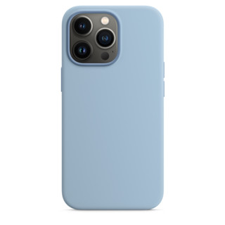 薄霧藍色 - MagSafe 矽膠保護殼 適用於iPhone 13 13Pro 13ProMax