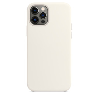 白色 - MagSafe 矽膠保護殼 適用於iPhone 12 12Pro 12ProMax