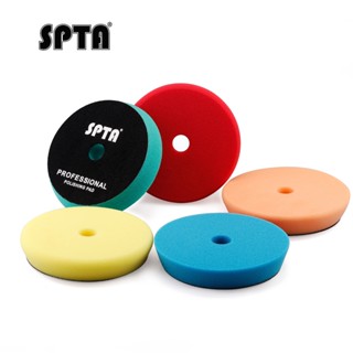 （批次銷售）SPTA 3吋 5吋 6吋拋光海綿平面海綿盤拋光盤打蠟盤鏡面還原盤汽車拋光機盤汽車美容適合DA,RO拋光機