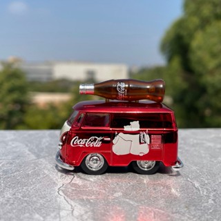 VOLKSWAGEN 1:64 可口可樂大眾麵包車壓鑄汽車模型