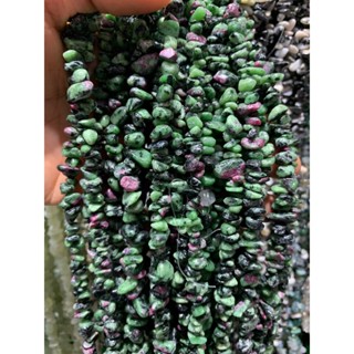 紅綠寶碎石半成品長條散珠消磁石diy飾品項鍊串珠手鍊隔珠配件