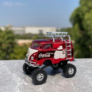 VOLKSWAGEN 1:64可口可樂大眾麵包車壓鑄汽車模型5cm