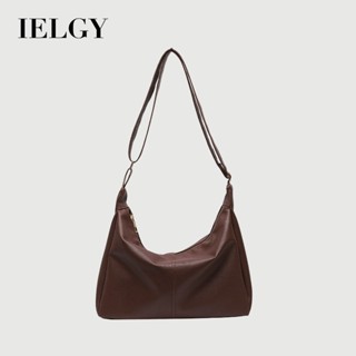 IELGY 大容量手提女包 時尚簡約復古腋下斜揹包質感托特包
