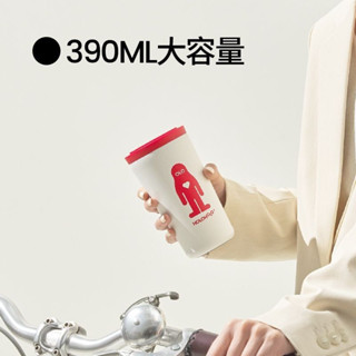 holoholo保溫杯女咖啡隨行杯大肚容量水杯不鏽鋼陶瓷內膽保冷杯子