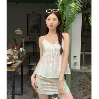 2025夏季女式彩色油畫印花包臀裙夏威夷風高腰a字半身裙