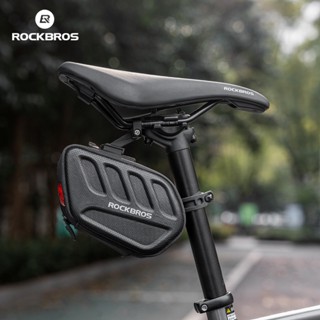 Rockbros 自行車尾包帶尾燈 EVA 硬殼防水耐磨公路自行車山地車馬鞍包自行車配件