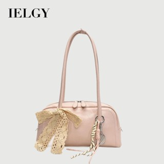 IELGY 時尚單肩腋下包 大容量通勤手提保齡球包