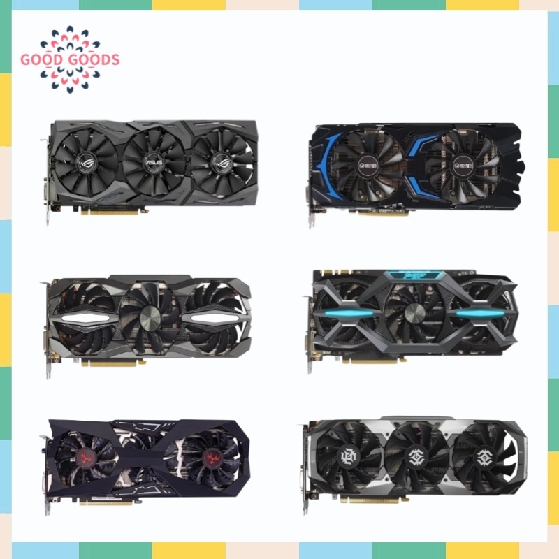 90%全新nvidia GTX1060 1070 1070Ti 1080 1080Ti 4G 8G 11G台式電腦顯卡